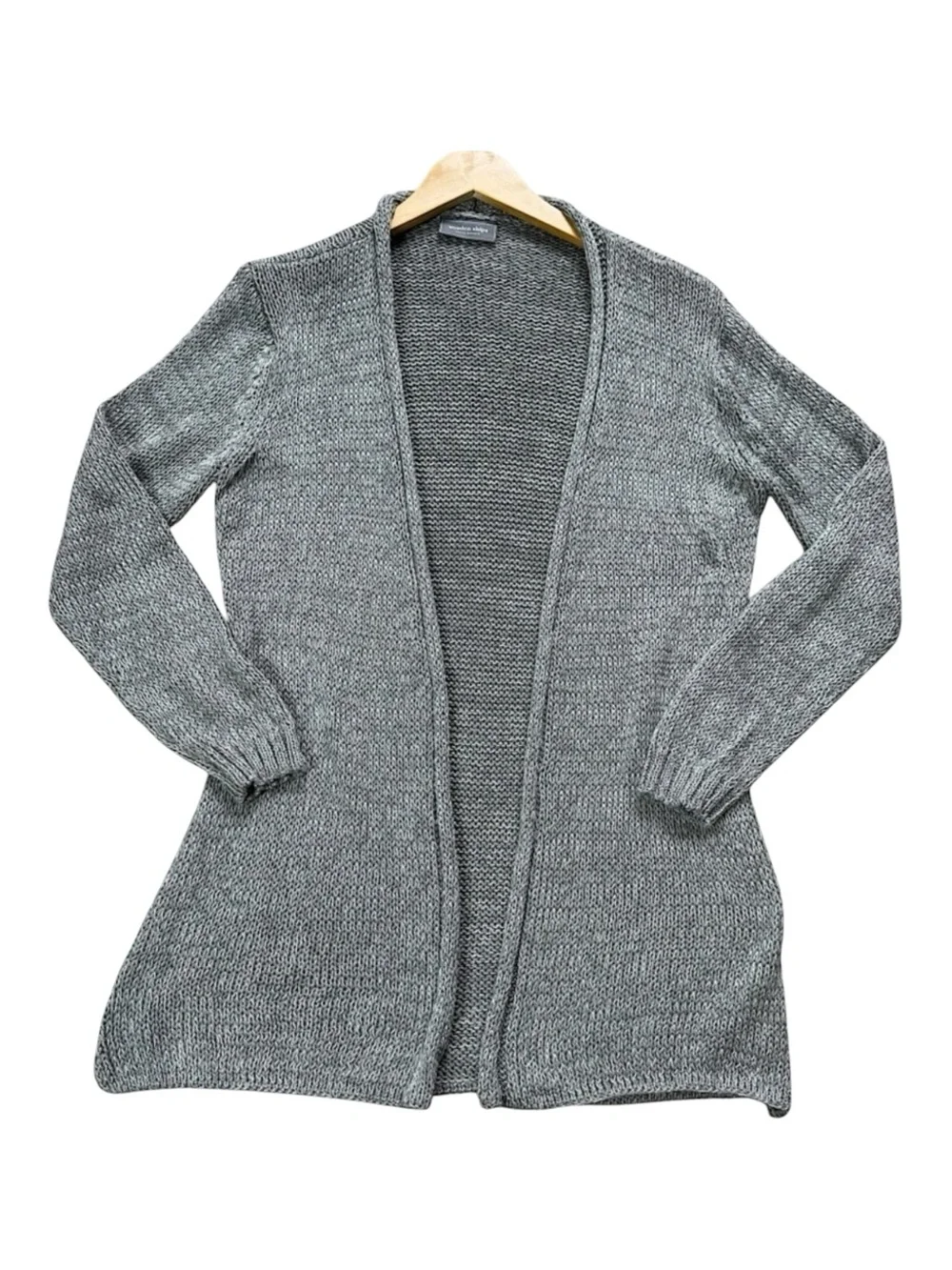Wooden Ships Cotton Blend Open Cardigan size S/M faminas.ae